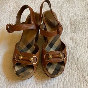 Burberry Platform Wedges